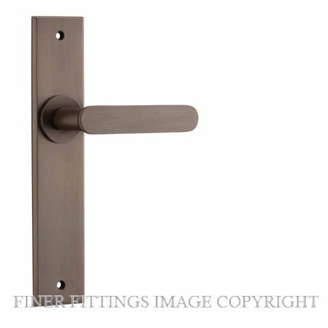 IVER 10784 BRONTE CHAMFERED PLATE SIGNATURE BRASS