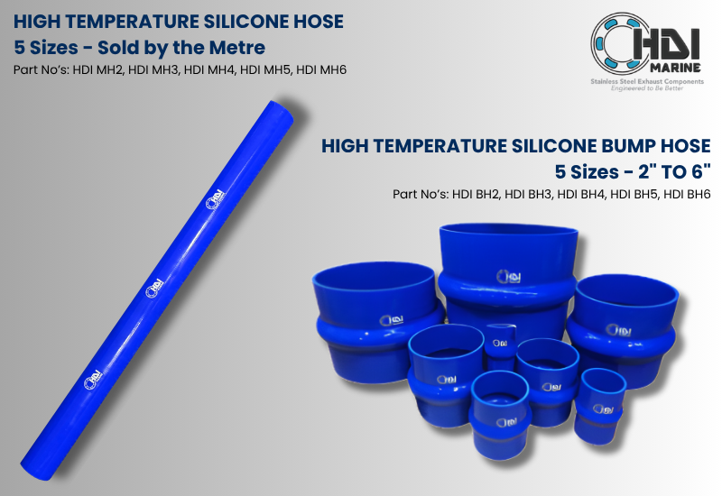New from HDI - High Temperature Silicone Hose and Silicone Bump Hose