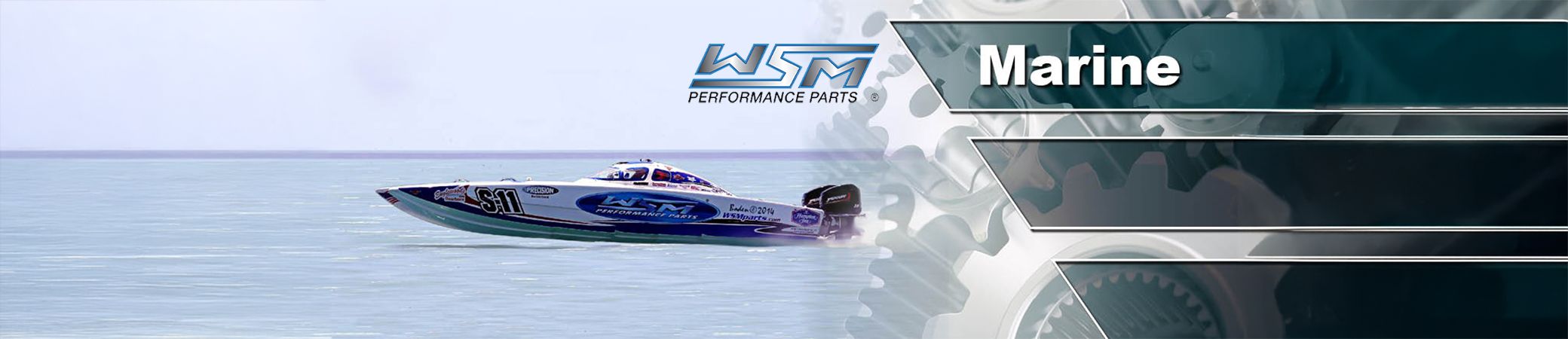<h2>WSM Marine</h2><p>USA based Company supplying Service and Replacement Engine<br>& Gearbox Parts for all Major Outboard & Inboard Brands</p>