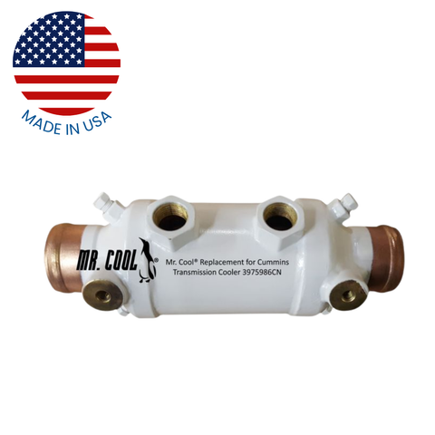 Cummins Oil Cooler 6 1/2 Body X 3 X 1 3/4 ends