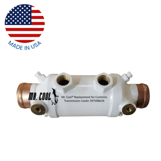 Cummins Oil Cooler 6 1/2 Body X 3 X 1 3/4 ends