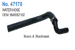 Water Hose Bravo (new Type) (Kit 47230)