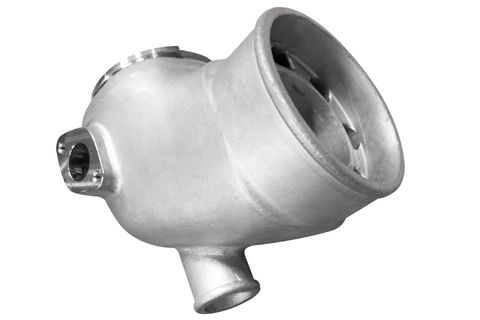 Volvo Exhaust Bend Stainless Steel (With 38mm Hose Outlet)