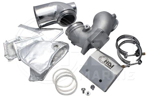 Yanmar 4LH & 6LP Late Style Exhaust Mixing Elbow & Riser Kit