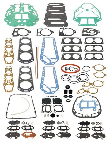 Powerhead Gasket Set* Mercury 2.4 Carb Horizontal Reeds