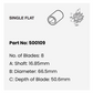 Impeller Mercruiser Bravo Plastic Housing Single Flat Drive