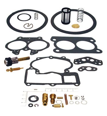 Carburetor Kit For MerCruiser V6, 155-205 Hp GM & MIE Engine 2-bbl Carburetors