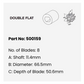 Impeller Mercruiser Bravo Brass Pump Double Flat Drive