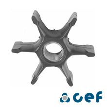 Impeller J/E 40-75 1995 & Up Large Gear Case Wedge Key 6 Blade