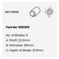Impeller J/E V4 & V6 1976-78 Square Key