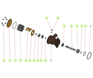 Major Kit - Volvo JPR-V1000 (Will Not fit OEM Pump)