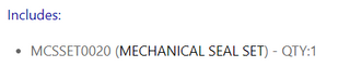 Mechanical Seal JMP "08" Series