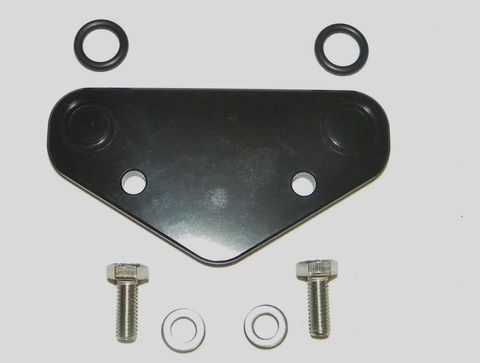 Kawasaki 650 750 Oil Block Off Plate