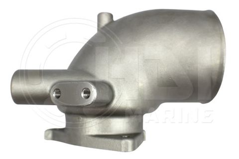 Yanmar 4LH-STE / 4LH-DTE Exhaust Mixing elbow 4" Outlet