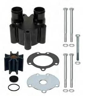 Complete Water Pump Kit Mercruiser Bravo Plastic Housing