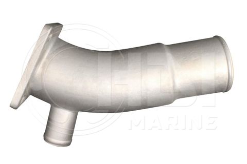 Yanmar 3JH2E Exhaust Mixing elbow (1" inlet 2" outlet)