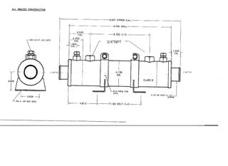 Volvo ZF Transmission cooler TAMD71, 73, 74 & 75 (Aftermarket)