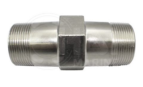 Yanmar Stainless Nipple for Elbow / Adaptor 1, 2 & 3GM, 4JH, 2&3YM