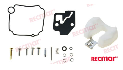 Yamaha 8-15 Carburetor Kit With Float  (Merc, Tohatsu. J/E)