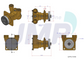Caterpillar Raw Water Pump C 1.5, C2.2