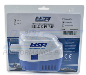 Bilge Pump Automatic 750 GPH 3/4" outlet
