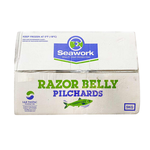 Seawork Frozen Razorbelly Pilchards 5KG