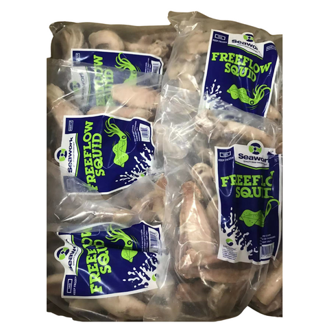 Seawork Freeflow Frozen Squid 2KG