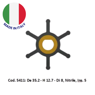 Jabsco Impeller Nitrile (Jabsco 09-1077B-9 Reverso 360010)