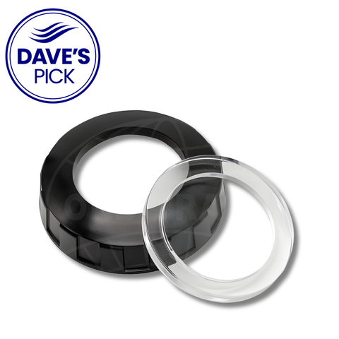 Sea Water Strainer Cap Kit - Outer cap made of anodised aluminium