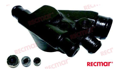 OMC/Volvo Penta Thermostat Housing - V6 & V8 GM (1979 & UP)