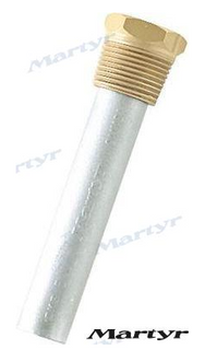 Engine Anode Complete (3/8 Brass Plug x 1/2 x 1 1/2)