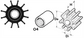 Impeller Jabsco 17935-0003 Johnson 09-819B-9 Nitrile