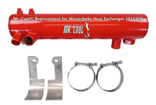 Westerbeke Heat Exchanger 5.0 BCDA, 7.6 BTD, 4.0 BCD, 5.0 BCDB