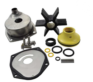 Complete Water Pump Kit Merc Mercruiser (Rubber Coated Wear Plate)