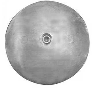 Zinc Rudder Anode 3 3/4" Pair