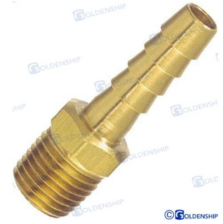 Hose Barb. Male 1/4" NPT x 5/16" ID Hose (Pair)