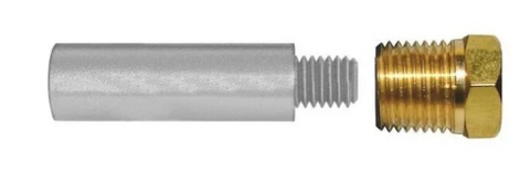 Engine Anode Complete ( 1/2 Brass Plug x 5/8 x 2)