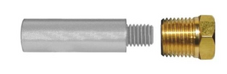 Engine Anode Complete ( 1/2 Brass Plug x 5/8 x 2)