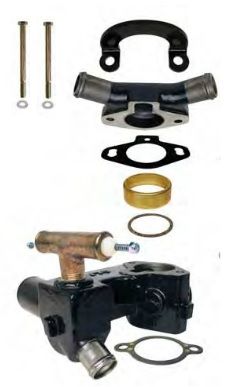 Mercruiser Thermostat Housing Assembly Kit - BB Chevy