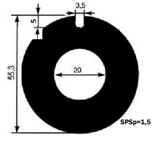 Wear Plate  (Johnson 01-42399 Jabsco 7883-0000) Fits F5B