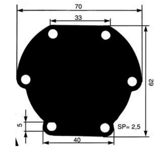 Cover (Johnson 01-45282 Jabsco 29475) F4