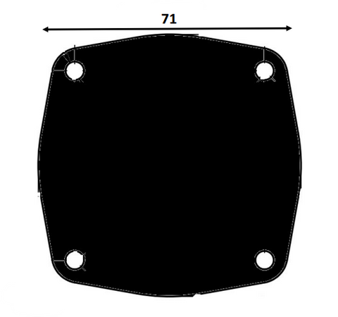 Cover (Johnson 01-46535) Yanmar 4JH 3JH & 6LP