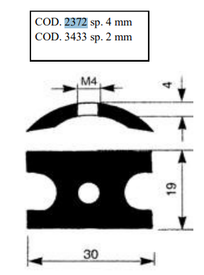 Cam - Yanmar 2QM20, 3QM30 Johnson F35b-9 4mm Cam