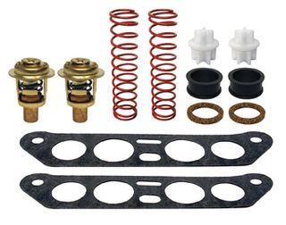 Thermostat Kit Johnson / Evinrude V4 Crossflow 143 Deg F