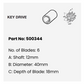 Impeller Merc 9.9-15 1987-93 Tohatsu 6-9