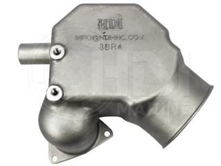 Yanmar 4LH-ST / STE / STZ / UTZ Exhaust Mixing elbow 4" Outlet