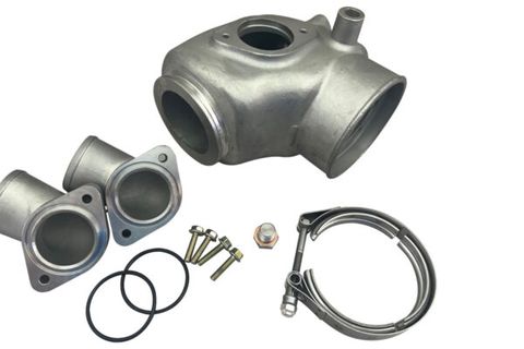Volvo D4 Exhaust Elbow Kit Dual Inlet