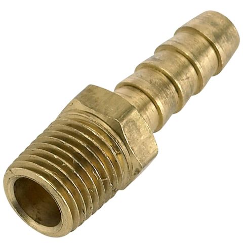 Hose Barb. Male 1/4" NPT x 5/16" ID Hose