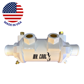 Cummins Oil Cooler High Hp B Series 6 1/2" Body X 3 X 1 1/2" Ends