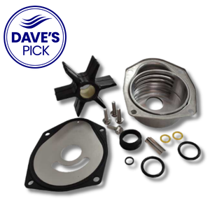 Complete Water Pump Kit Merc Verado (Rubber Coated Wear Plate)
